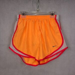 Nike Dri-Fit Orange Womens Athletic Shorts Size Small